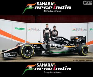пазл Сахаре Форс Индия F1 2016